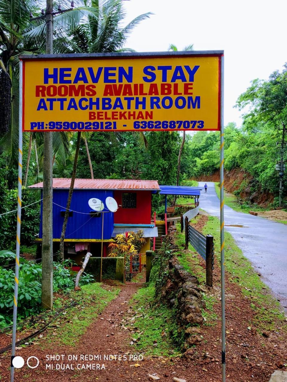 Heaven Stay, Belekhan Paradise Beach Gokarna  Eksteriør bilde